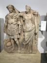 Agrippina crown her son Nero with laurel wreath